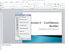 Create a PowerPoint Handout in Word